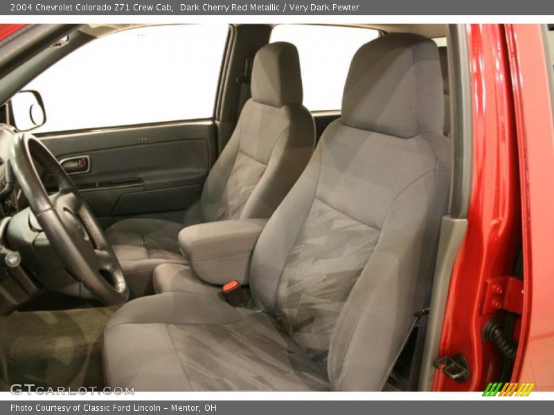 Dark Cherry Red Metallic / Very Dark Pewter 2004 Chevrolet Colorado Z71 Crew Cab