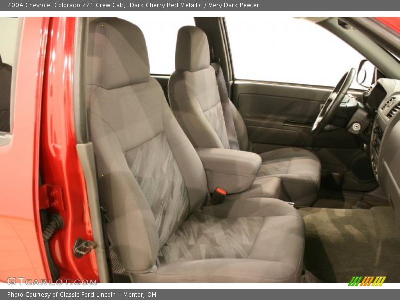 Dark Cherry Red Metallic / Very Dark Pewter 2004 Chevrolet Colorado Z71 Crew Cab