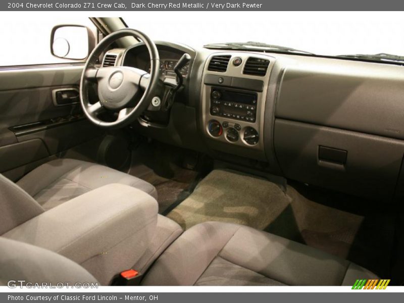 Dark Cherry Red Metallic / Very Dark Pewter 2004 Chevrolet Colorado Z71 Crew Cab
