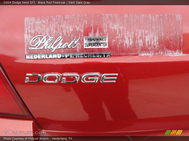 Blaze Red Pearlcoat / Dark Slate Gray 2004 Dodge Neon SXT