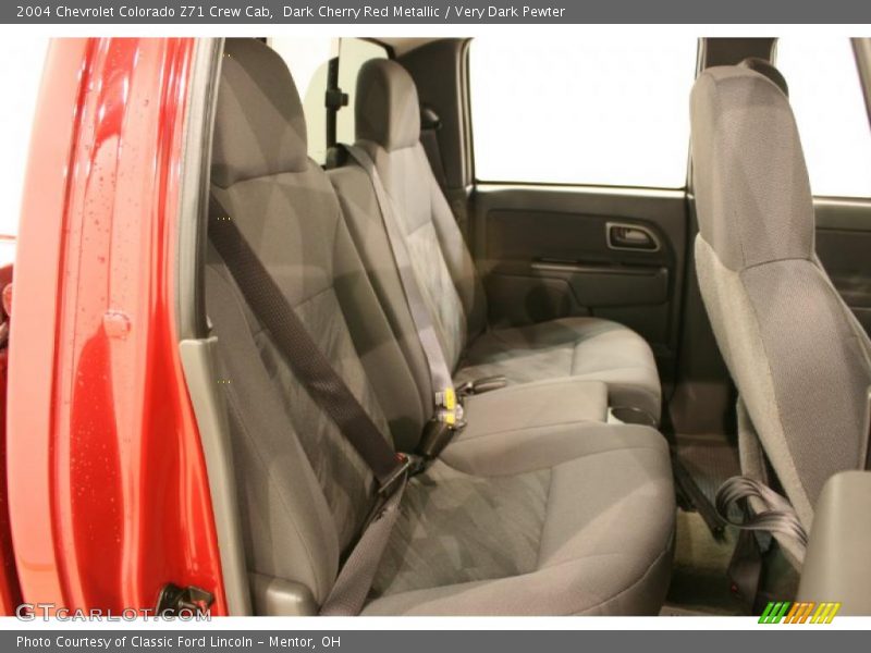 Dark Cherry Red Metallic / Very Dark Pewter 2004 Chevrolet Colorado Z71 Crew Cab