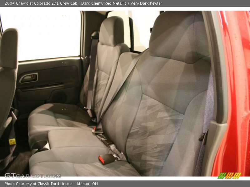 Dark Cherry Red Metallic / Very Dark Pewter 2004 Chevrolet Colorado Z71 Crew Cab