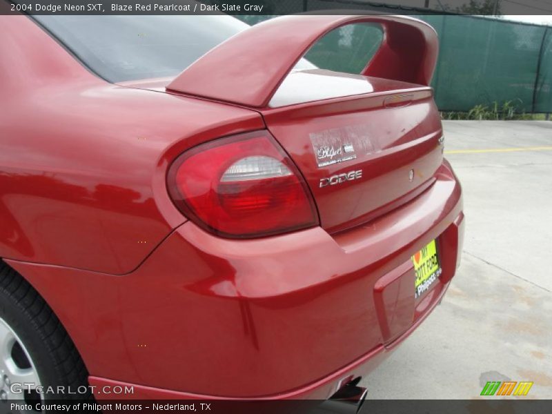 Blaze Red Pearlcoat / Dark Slate Gray 2004 Dodge Neon SXT