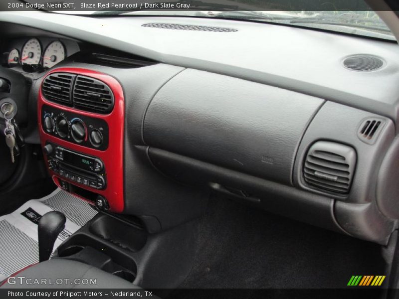 Blaze Red Pearlcoat / Dark Slate Gray 2004 Dodge Neon SXT