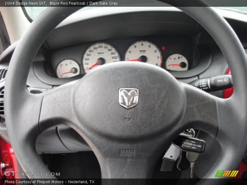 Blaze Red Pearlcoat / Dark Slate Gray 2004 Dodge Neon SXT