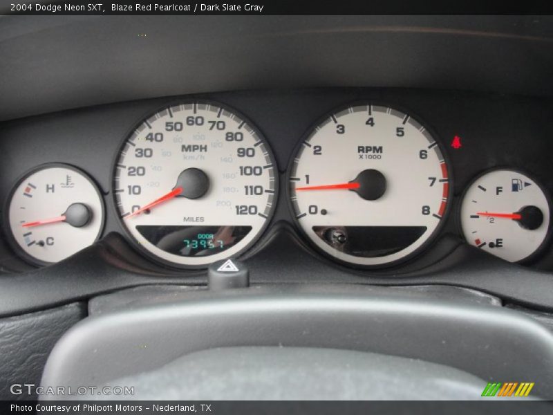 Blaze Red Pearlcoat / Dark Slate Gray 2004 Dodge Neon SXT
