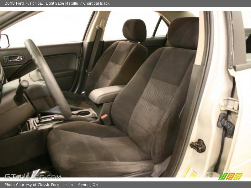 Light Sage Metallic / Charcoal Black 2008 Ford Fusion SE