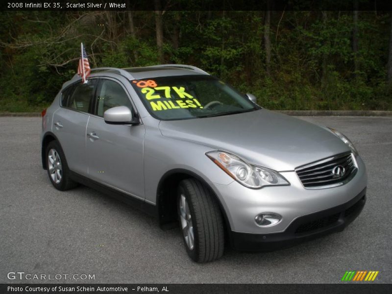 Scarlet Silver / Wheat 2008 Infiniti EX 35
