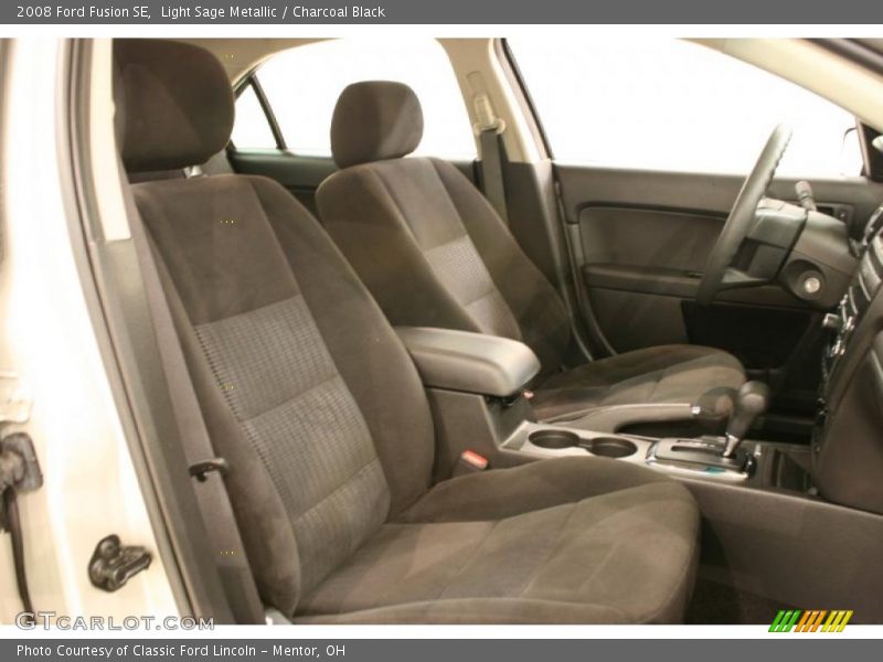 Light Sage Metallic / Charcoal Black 2008 Ford Fusion SE
