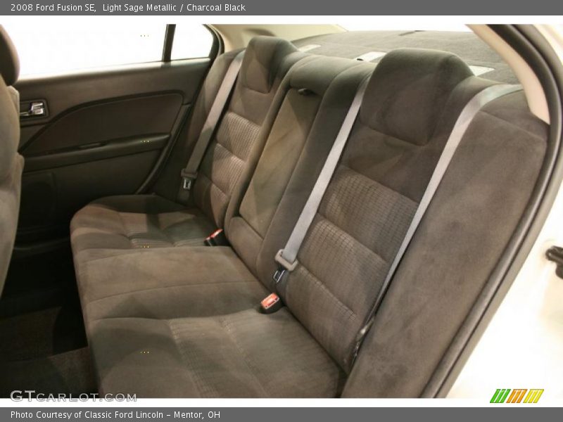 Light Sage Metallic / Charcoal Black 2008 Ford Fusion SE
