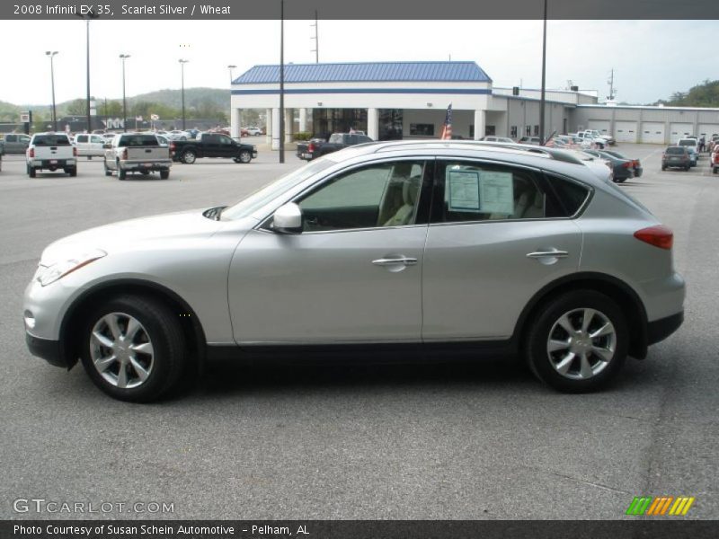 Scarlet Silver / Wheat 2008 Infiniti EX 35