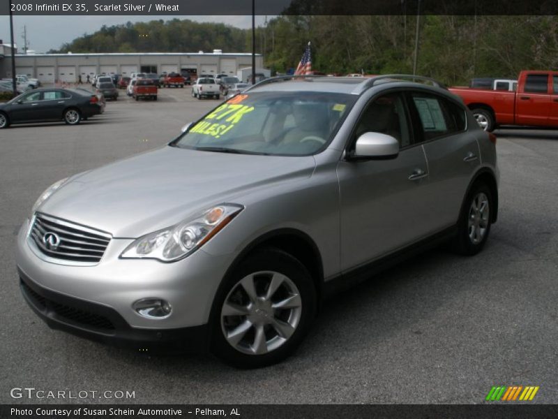 Scarlet Silver / Wheat 2008 Infiniti EX 35