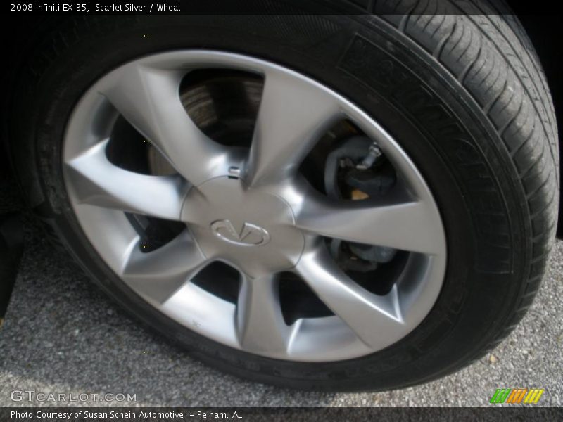 Scarlet Silver / Wheat 2008 Infiniti EX 35