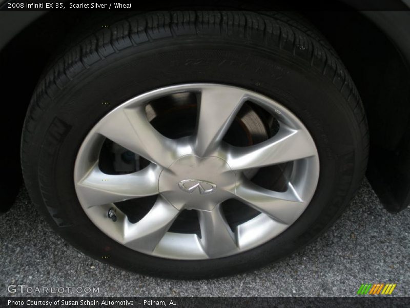 Scarlet Silver / Wheat 2008 Infiniti EX 35