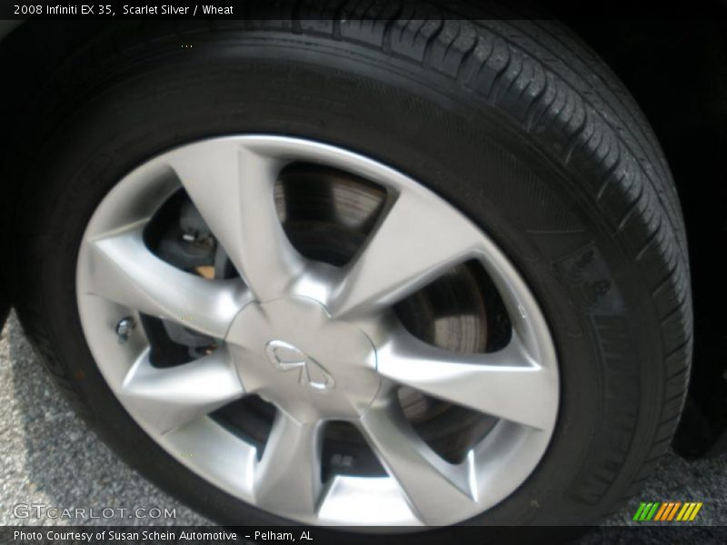 Scarlet Silver / Wheat 2008 Infiniti EX 35