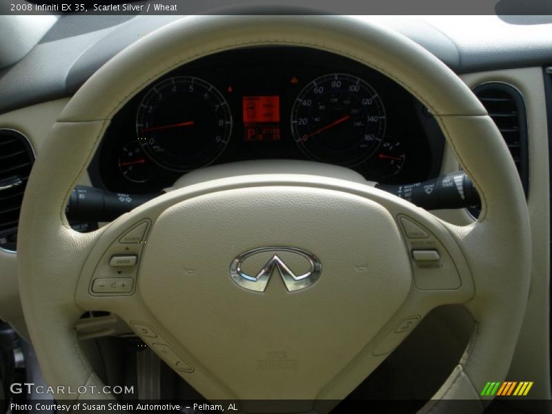 Scarlet Silver / Wheat 2008 Infiniti EX 35