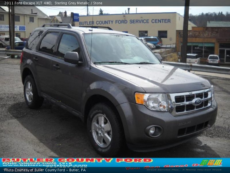 Sterling Grey Metallic / Stone 2011 Ford Escape XLT 4WD