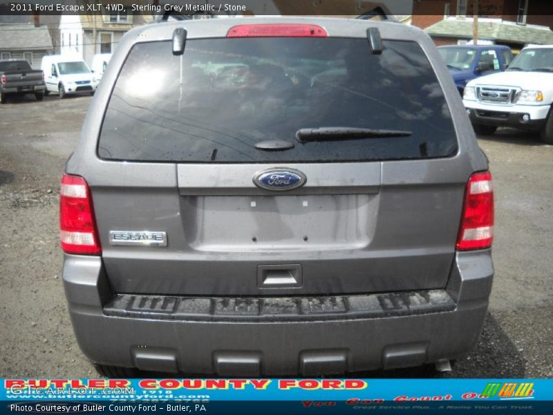 Sterling Grey Metallic / Stone 2011 Ford Escape XLT 4WD
