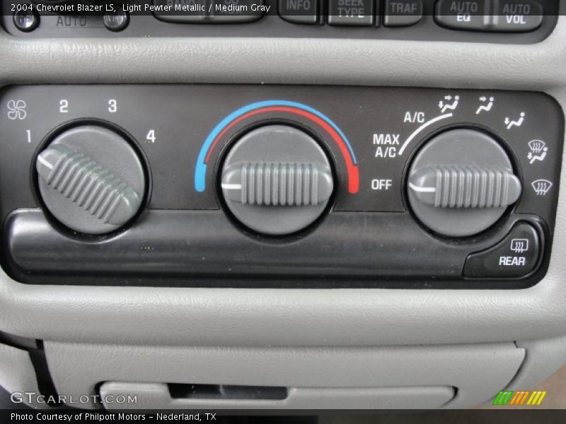 Controls of 2004 Blazer LS