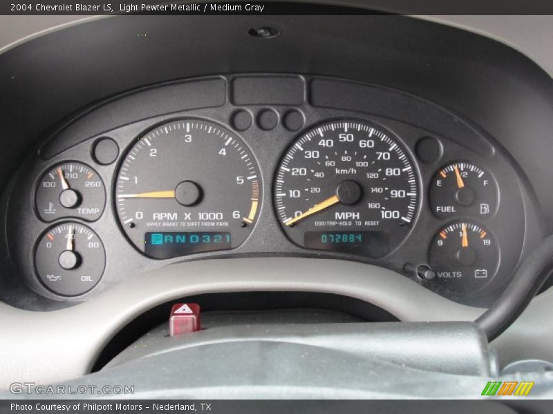  2004 Blazer LS LS Gauges