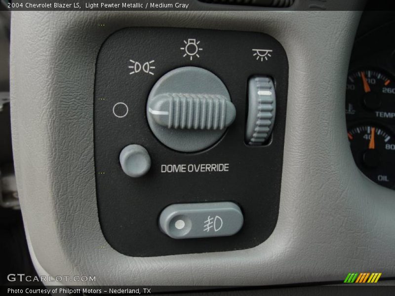Controls of 2004 Blazer LS