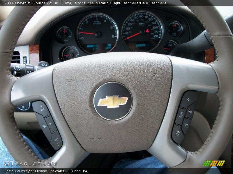 Mocha Steel Metallic / Light Cashmere/Dark Cashmere 2011 Chevrolet Suburban 2500 LT 4x4
