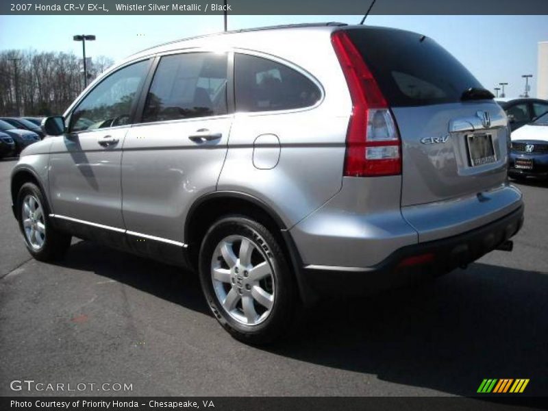 Whistler Silver Metallic / Black 2007 Honda CR-V EX-L