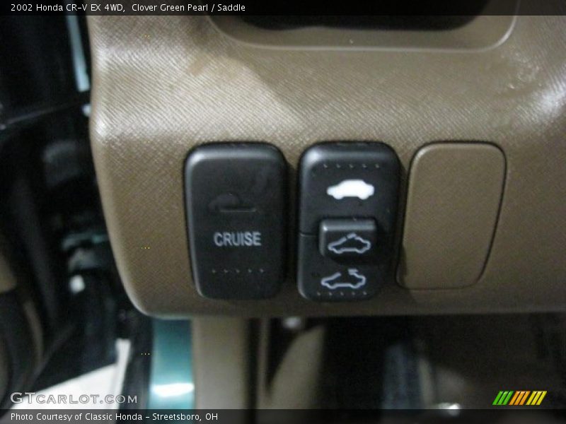 Clover Green Pearl / Saddle 2002 Honda CR-V EX 4WD