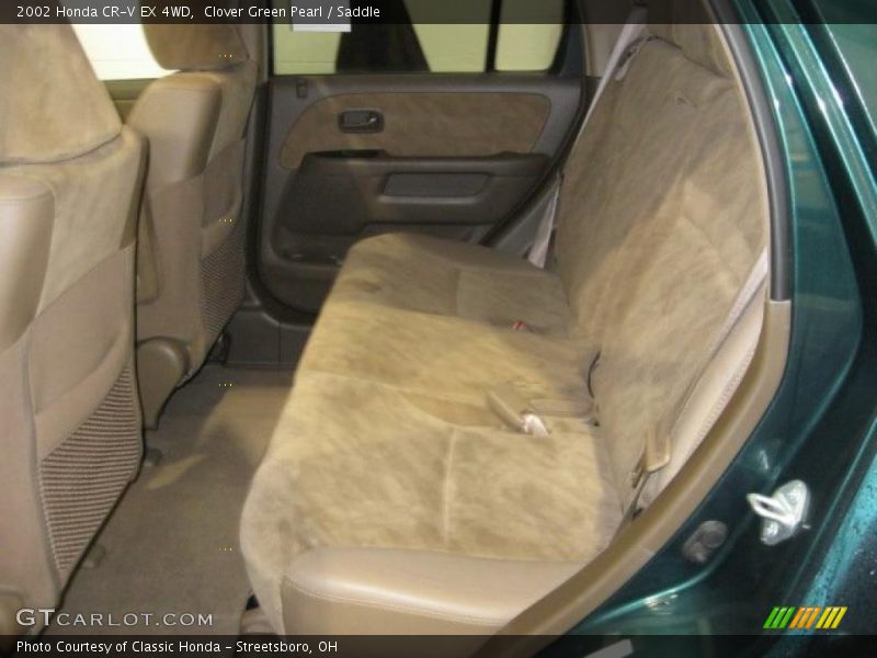 Clover Green Pearl / Saddle 2002 Honda CR-V EX 4WD
