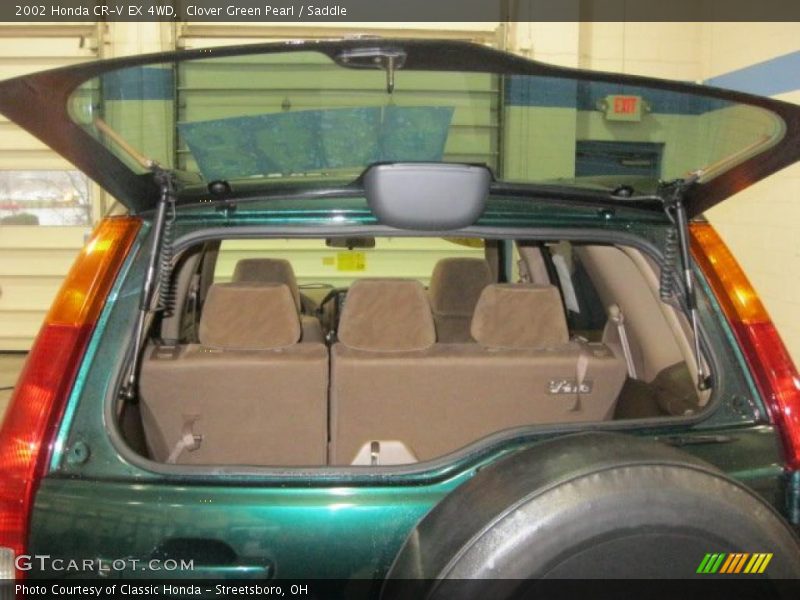 Clover Green Pearl / Saddle 2002 Honda CR-V EX 4WD