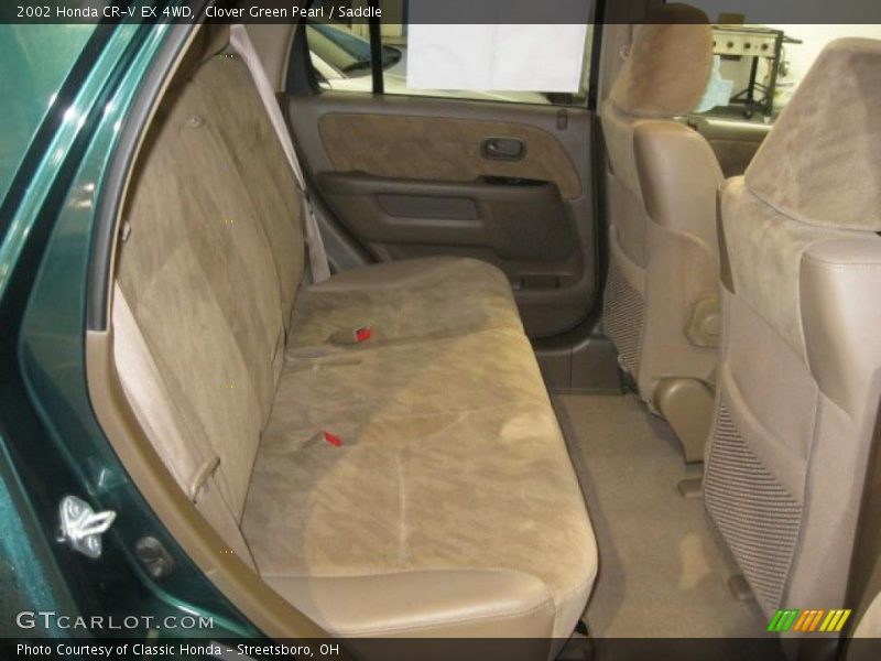 Clover Green Pearl / Saddle 2002 Honda CR-V EX 4WD