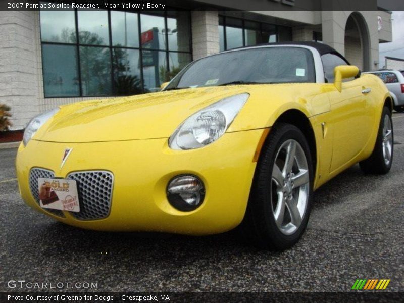 Mean Yellow / Ebony 2007 Pontiac Solstice Roadster