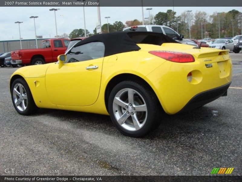  2007 Solstice Roadster Mean Yellow