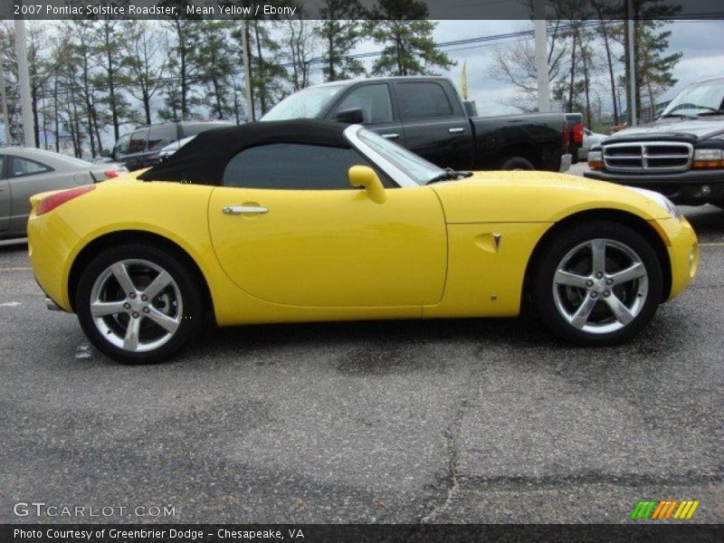  2007 Solstice Roadster Mean Yellow