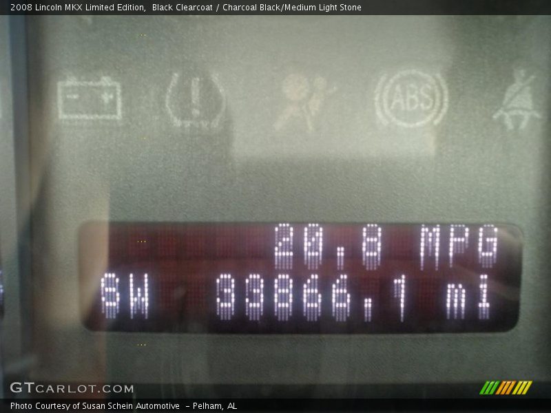 Black Clearcoat / Charcoal Black/Medium Light Stone 2008 Lincoln MKX Limited Edition