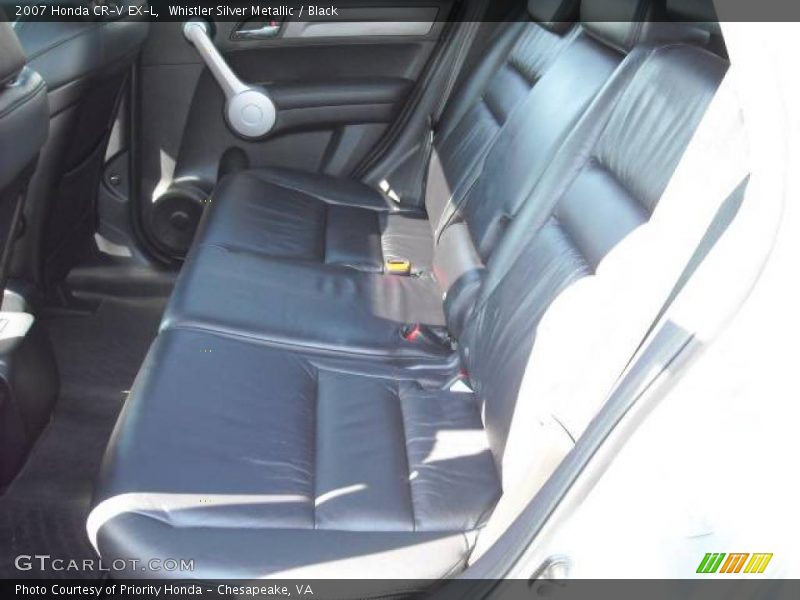 Whistler Silver Metallic / Black 2007 Honda CR-V EX-L