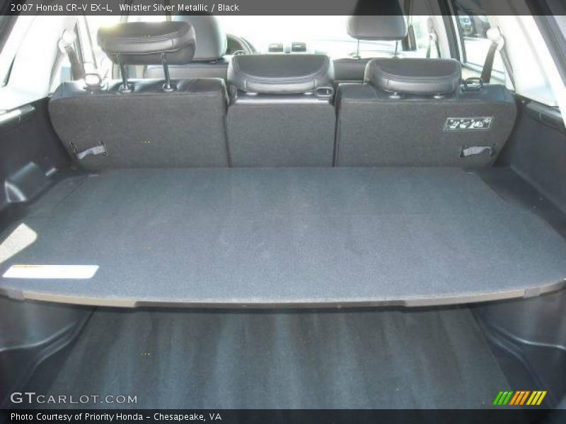 Whistler Silver Metallic / Black 2007 Honda CR-V EX-L