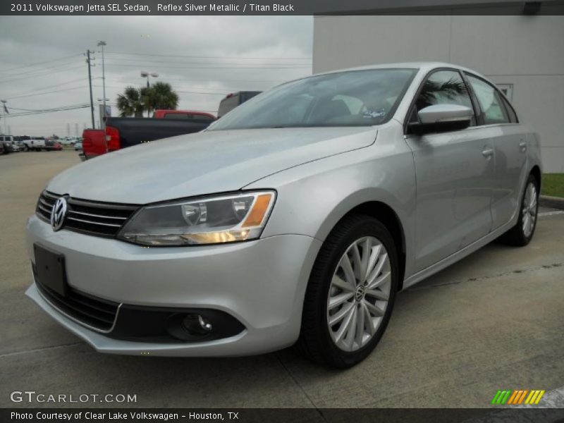Reflex Silver Metallic / Titan Black 2011 Volkswagen Jetta SEL Sedan