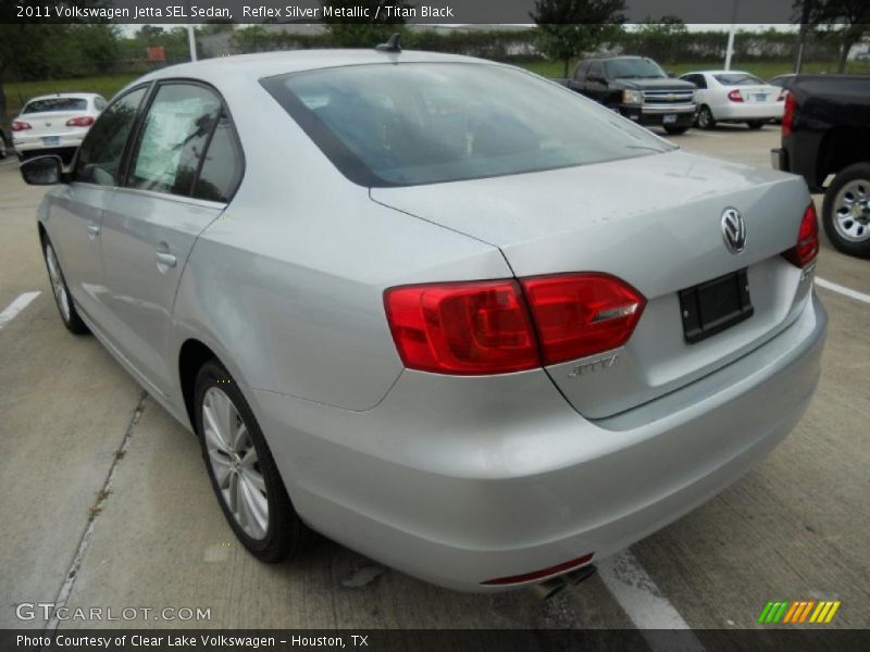 Reflex Silver Metallic / Titan Black 2011 Volkswagen Jetta SEL Sedan
