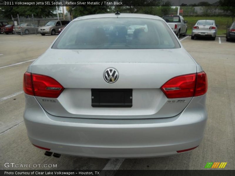 Reflex Silver Metallic / Titan Black 2011 Volkswagen Jetta SEL Sedan