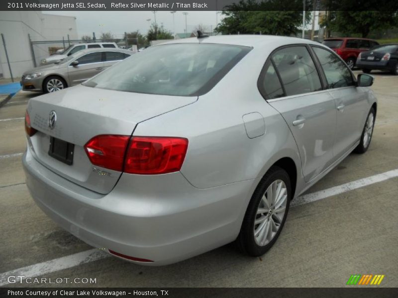 Reflex Silver Metallic / Titan Black 2011 Volkswagen Jetta SEL Sedan