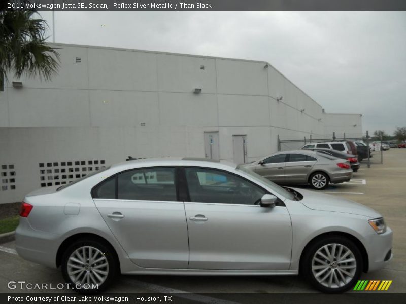 Reflex Silver Metallic / Titan Black 2011 Volkswagen Jetta SEL Sedan