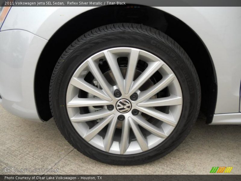 Reflex Silver Metallic / Titan Black 2011 Volkswagen Jetta SEL Sedan