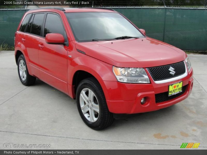 Racy Red / Black 2006 Suzuki Grand Vitara Luxury 4x4