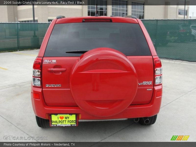 Racy Red / Black 2006 Suzuki Grand Vitara Luxury 4x4