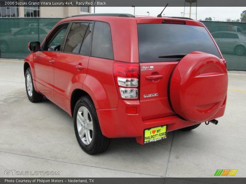 Racy Red / Black 2006 Suzuki Grand Vitara Luxury 4x4