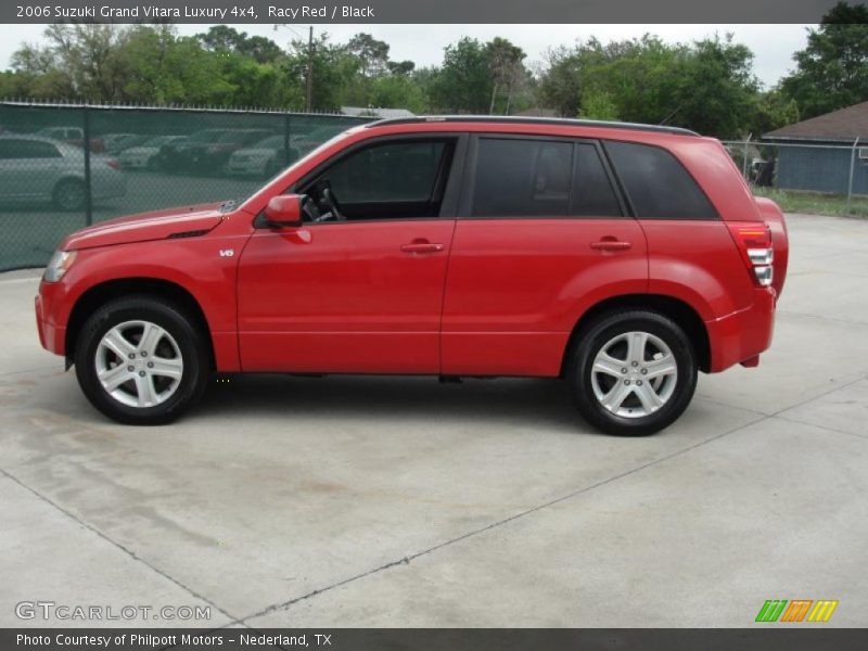 Racy Red / Black 2006 Suzuki Grand Vitara Luxury 4x4