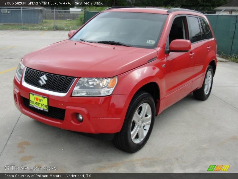 Racy Red / Black 2006 Suzuki Grand Vitara Luxury 4x4