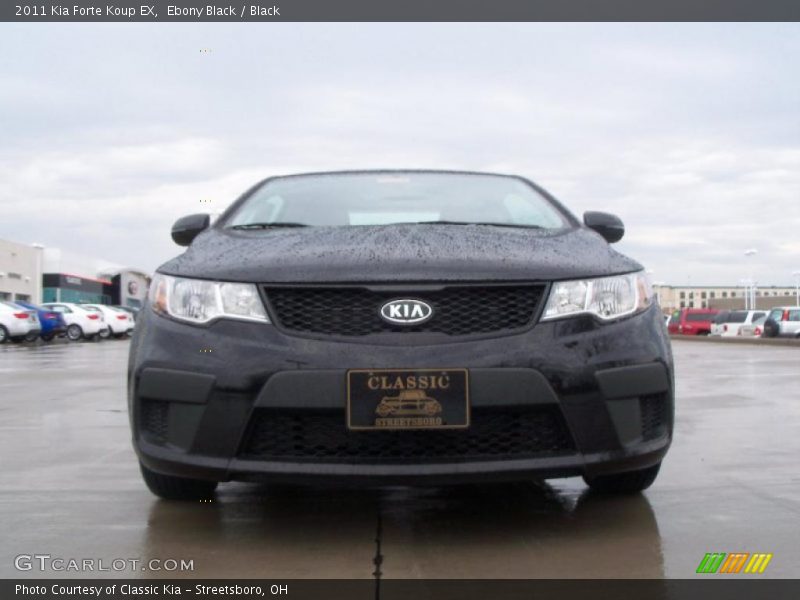 Ebony Black / Black 2011 Kia Forte Koup EX