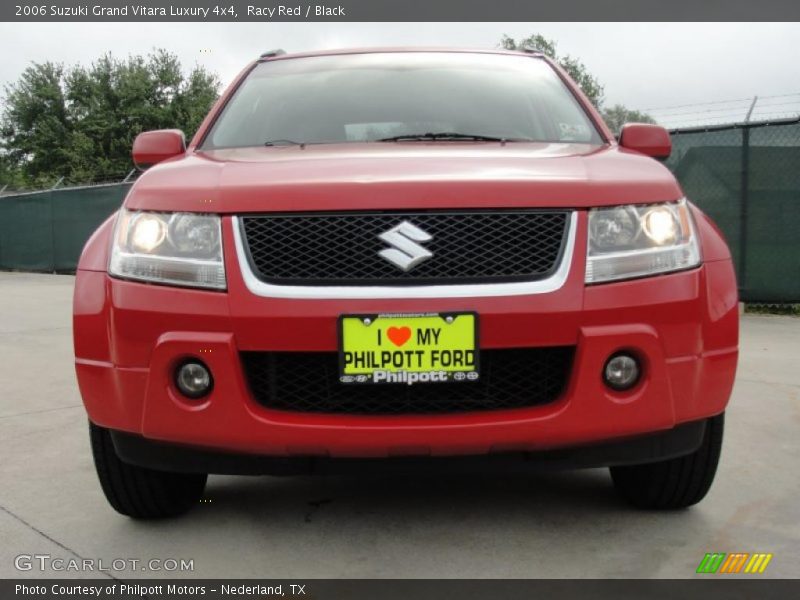 Racy Red / Black 2006 Suzuki Grand Vitara Luxury 4x4